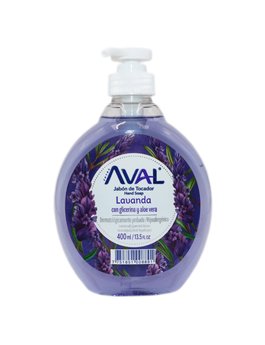 AVAL JABON LIQUIDO FC X 400 ML LAVANDA