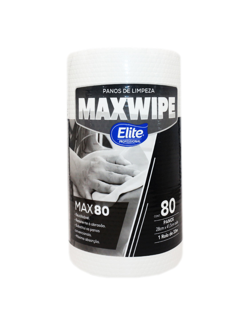 ELITE PAÑOS DE LIMPIEZA MAXWIPE MAX 80 X 80 PAÑOS (BLANCO)