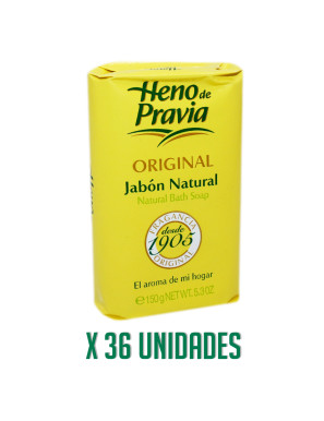 HENO DE PRAVIA JABON X 150 GR. AMARILLO X 36UN