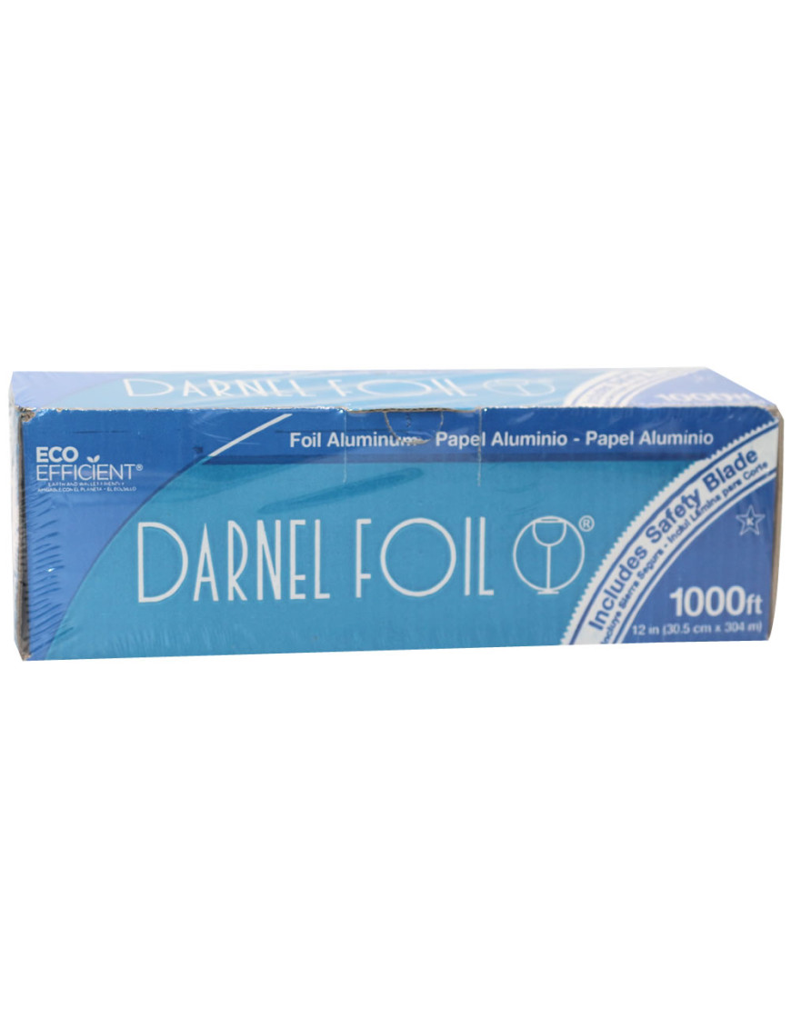 DARNEL FOIL PAPEL ALUMINIO 12 PULGADAS X 1000 PIES(30.5 CM X 304 M)