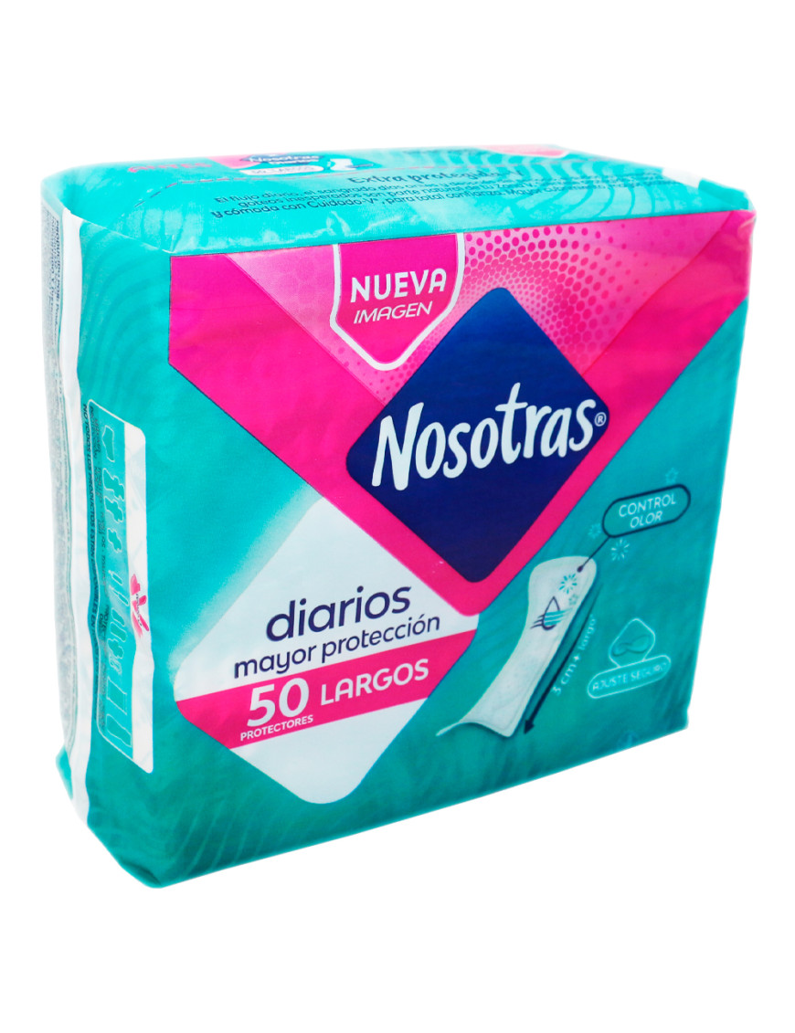 NOSOTRAS PROTECTORES DIARIOS LARGOS X 50 UN