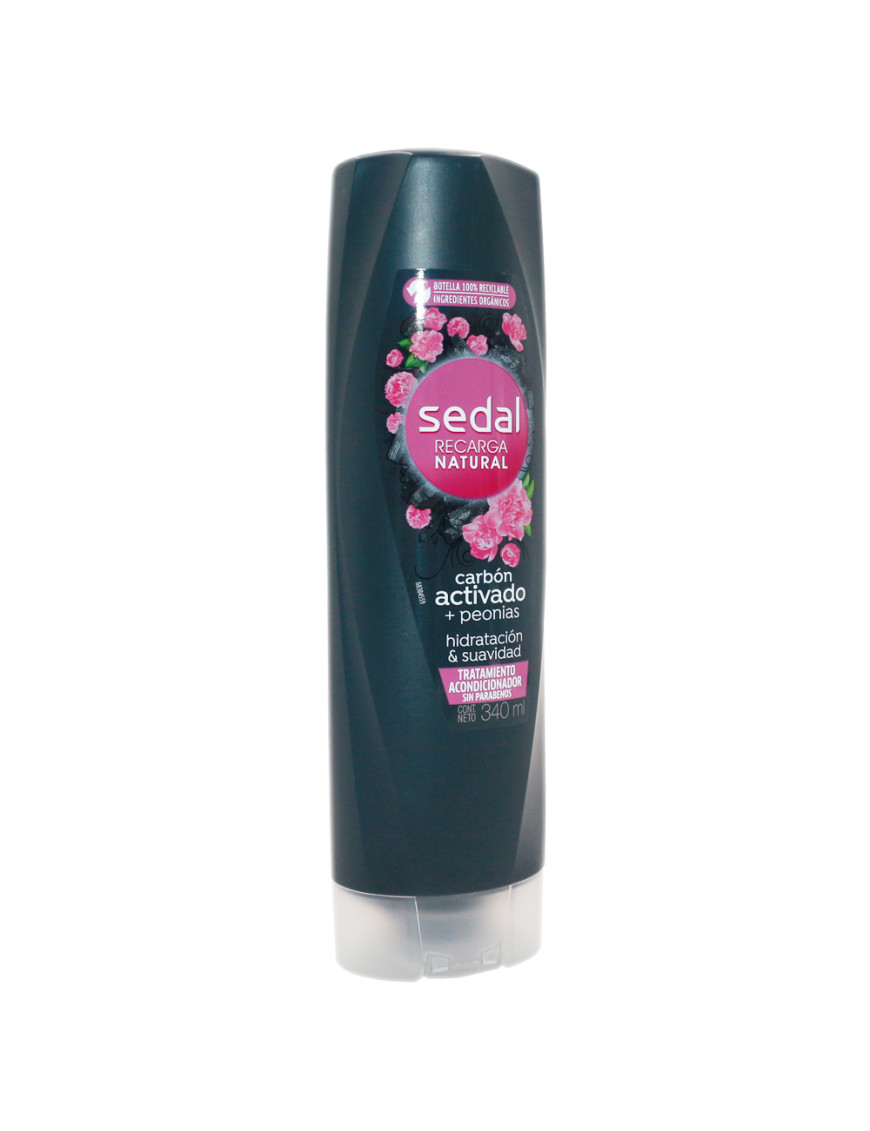 SEDAL ACONDICIONADOR X 340 ML CARBON ACTIVADO+PEONIAS