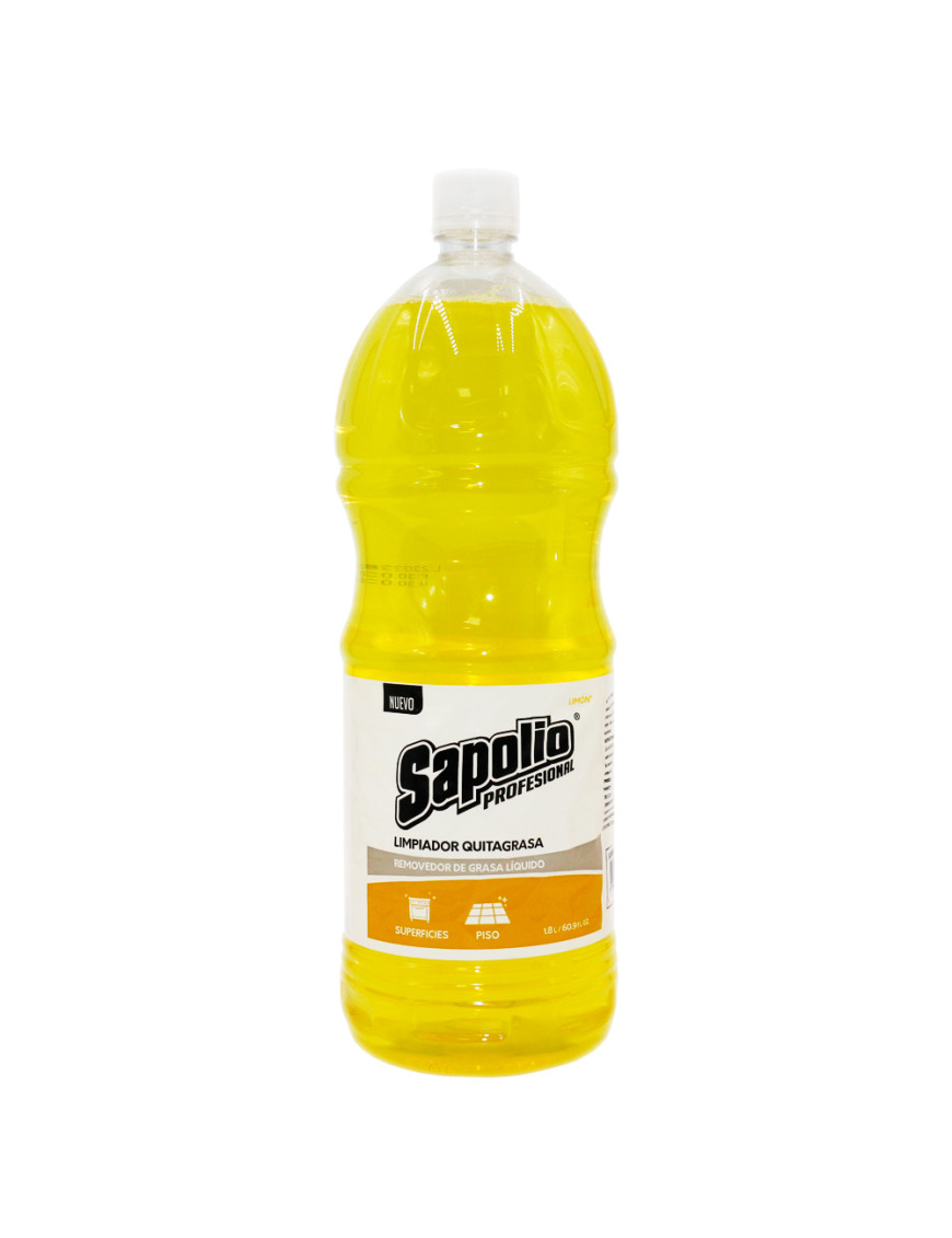 SAPOLIO LIMPIADOR QUITAGRASA X 1.8 LT LIMON