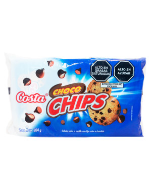 COSTA CHIPS GALLETAS X 204 GR. SIX PACK CHOCOLATE