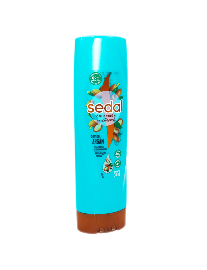 SEDAL ACONDICIONADOR X 340 ML BOMBA ARGAN