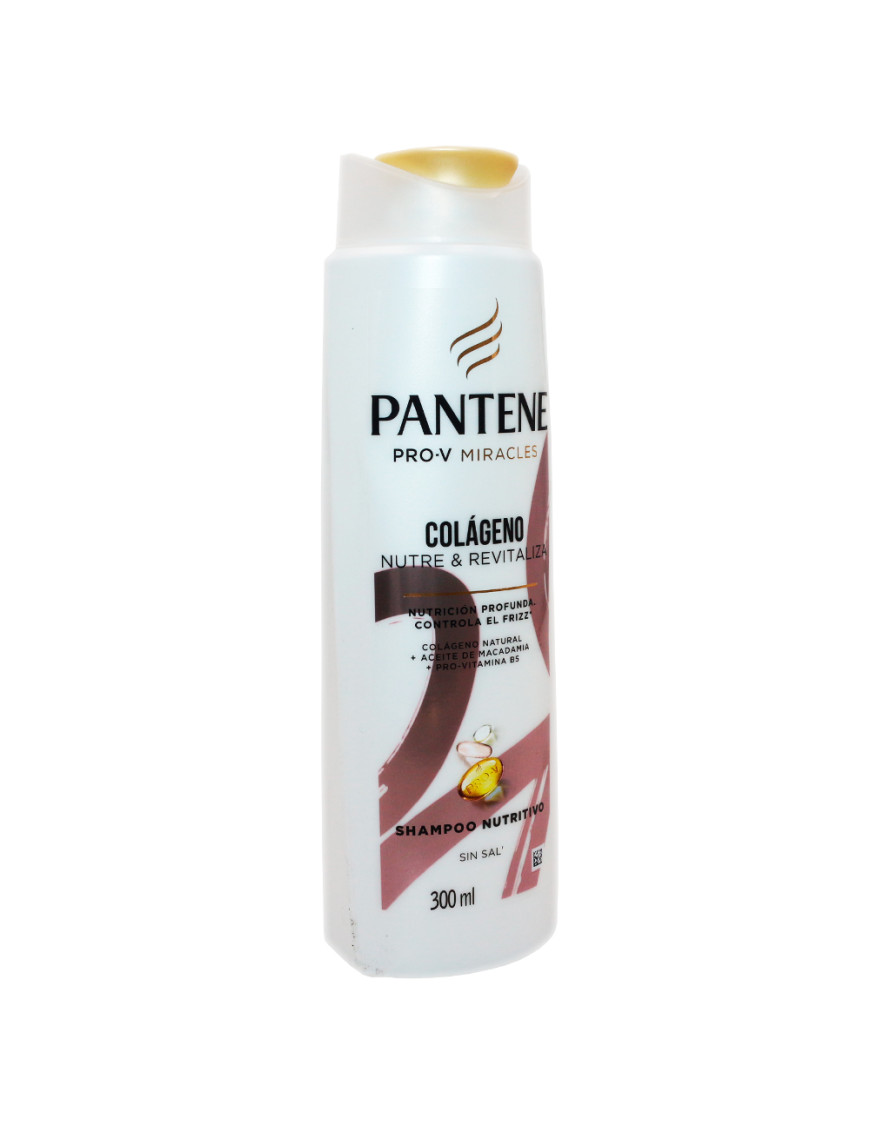 Shampoo Pantene Miracles Colágeno Nutritivo 300 mL