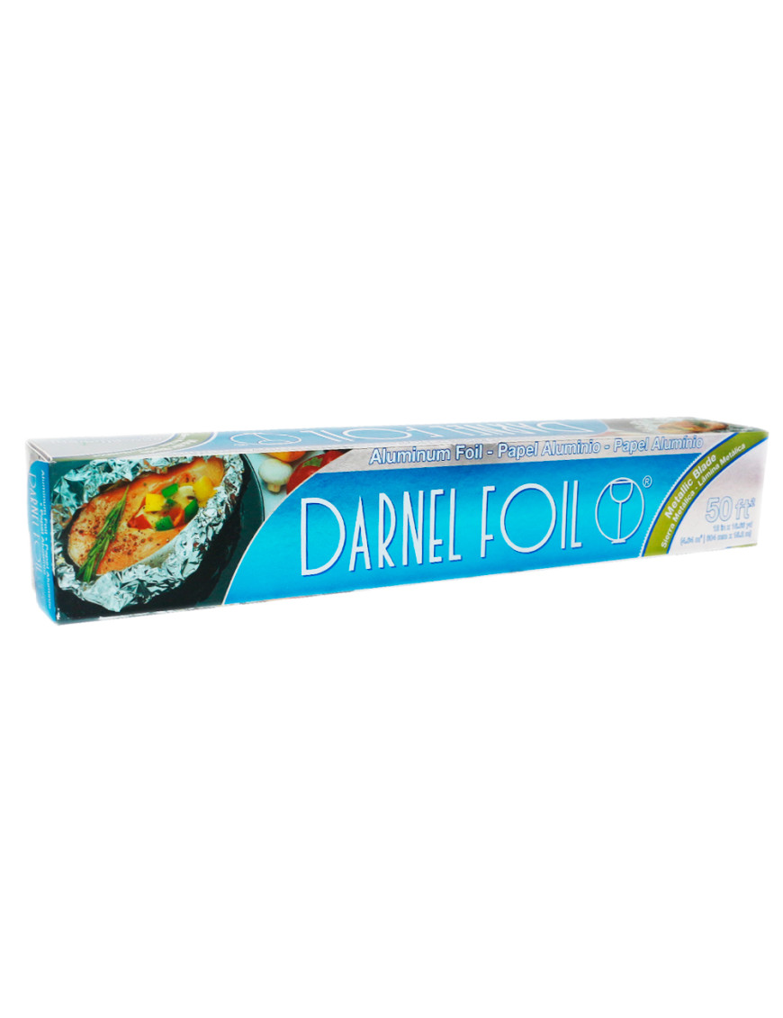 DARNEL FOIL PAPEL ALUMINIO 50 FT (304 MM X 15.2 MT)