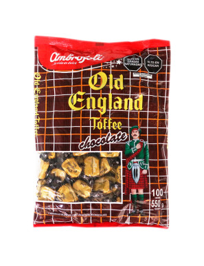 AMBROSOLI OLD ENGLAND TOFFE CHOCOLATE  X 100 UN X 550 GR