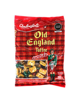 AMBROSOLI OLD ENGLAND TOFFE SURTIDO  X 100 UN X 550 GR