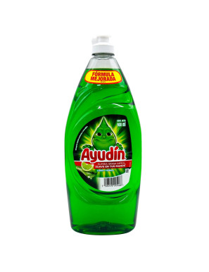 AYUDIN LAVAVAJILLA LIQUIDO X 900 ML. LIMON Y SABILA