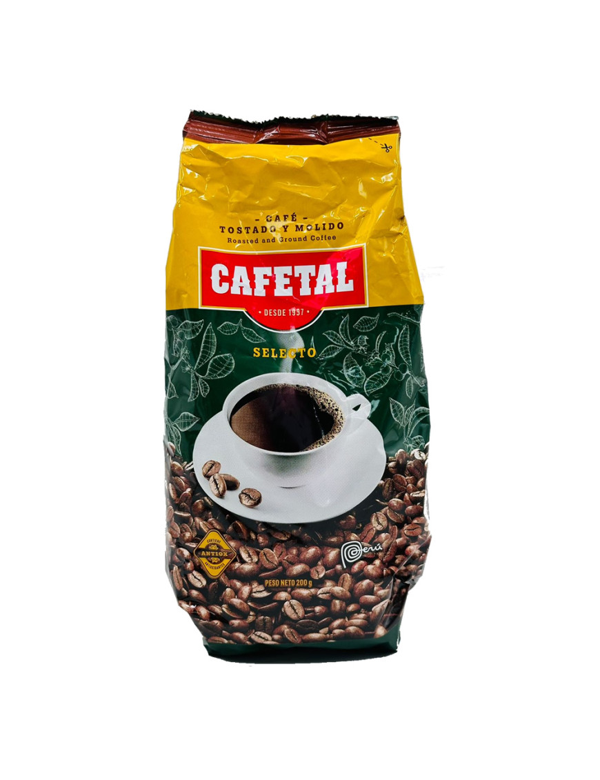 CAFETAL CAFE MOLIDO PARA PASAR X 200 GR.