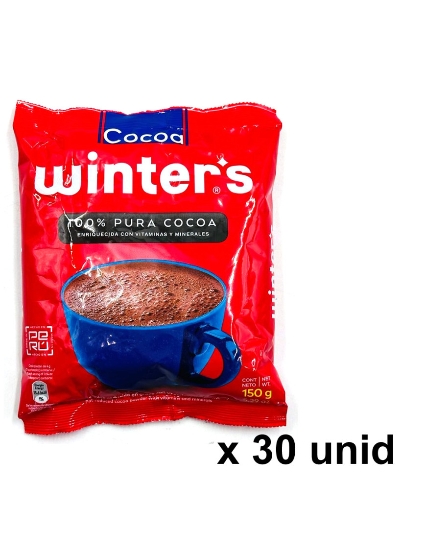 WINTERS COCOA X 150 GR. X 30 UN.
