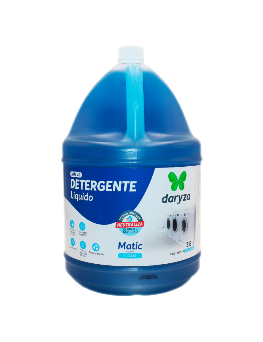 DARYZA  DETERGENTE LIQUIDO GL X 4 LT FLORAL