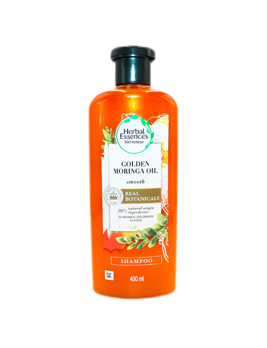 HERBAL ESSENCES SHAMPOO X 400 ML. GOLDEN MORINGA OIL