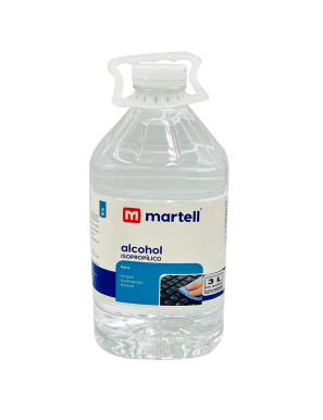 MARTELL ALCOHOL ISOPROPILICO GALON X 3 LT