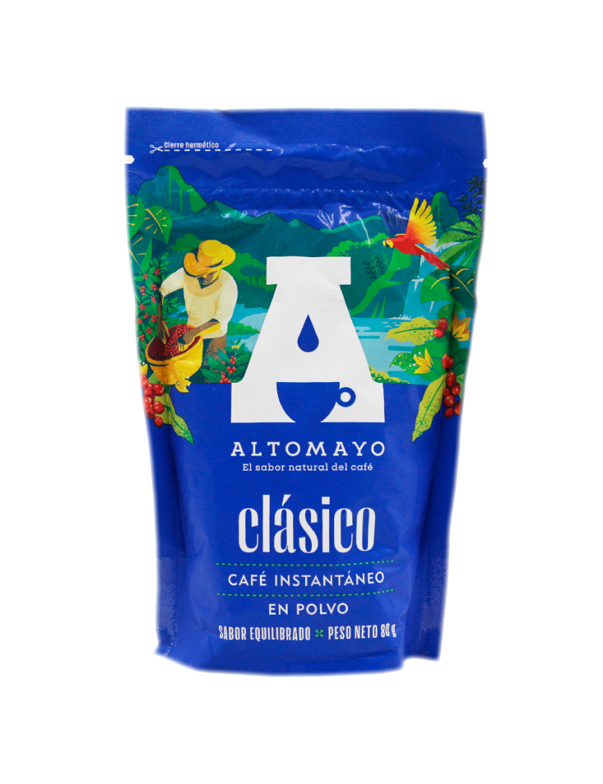 ALTOMAYO CAFE CLASICO INSTANTANEO DOY PACK X 80 GR