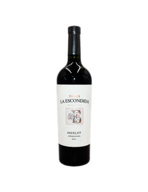 FINCA LA ESCONDIDA VINO TINTO MERLOT X 750 ML