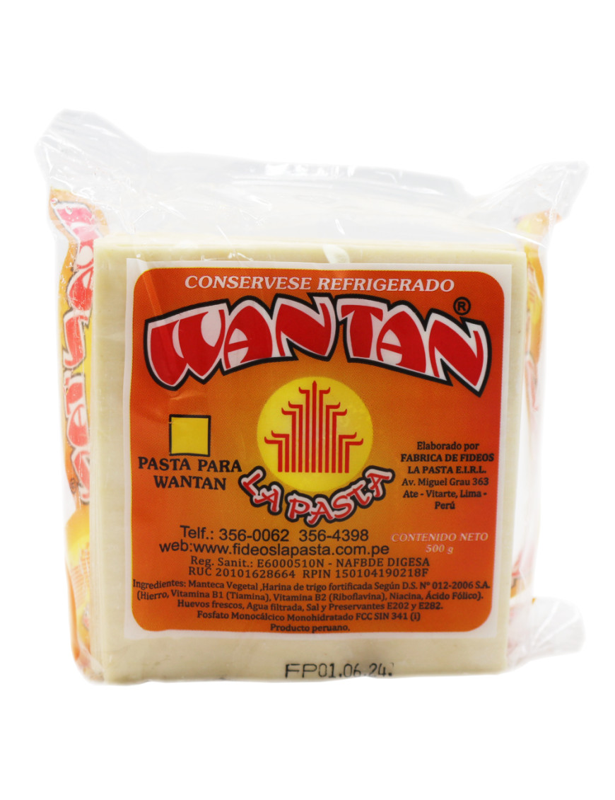 PASTA WANTAN X 500 GR LA PASTA