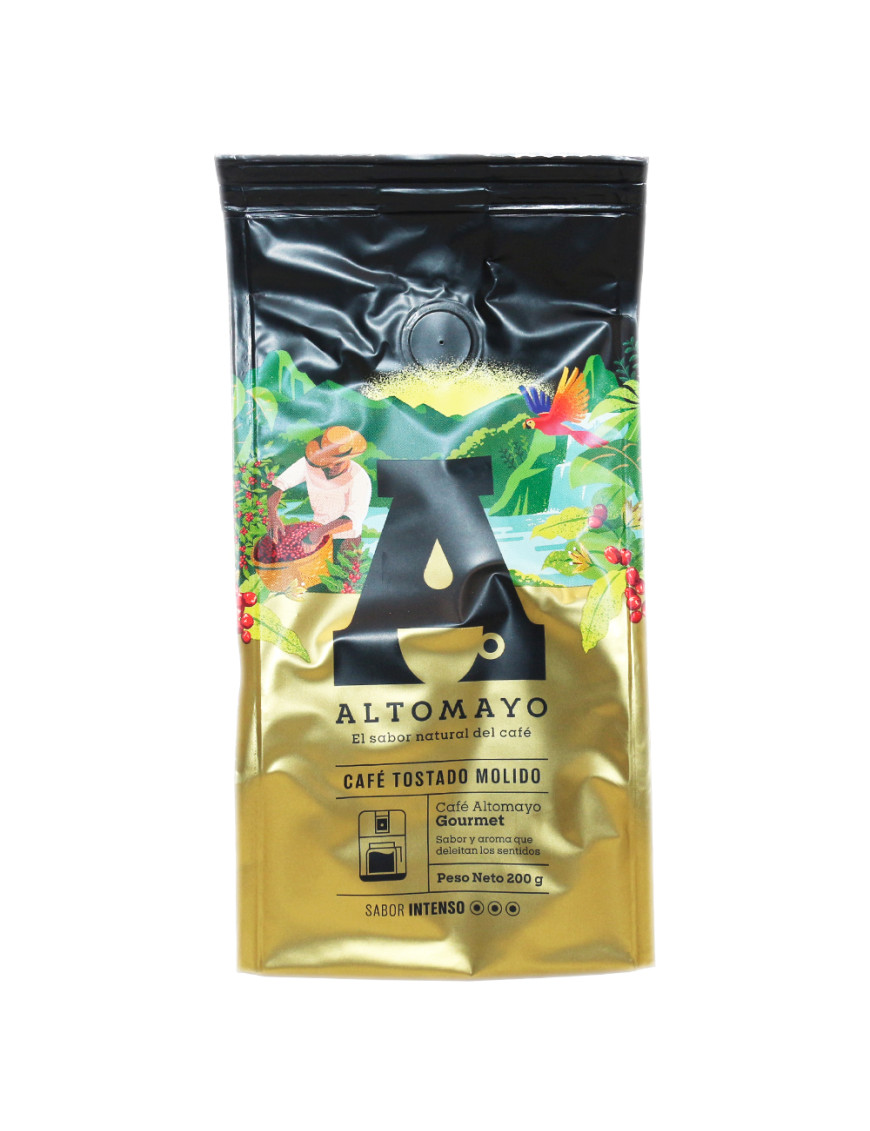 ALTOMAYO CAFE GOURMET TOSTADO MOLIDO (PARA PASAR)  X 200 GR