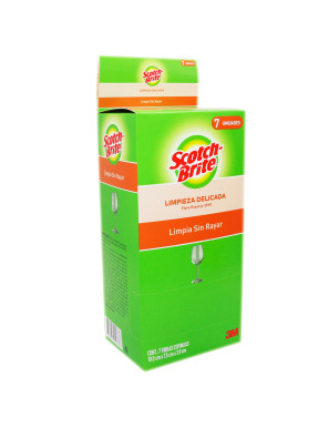 ESPONJAS SCOTCH BRITE CERO RAYAS X 7 UN