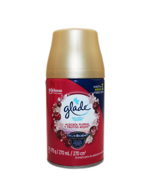 GLADE AUTOMATICO REPUESTO X 270 ML. A.FLORAL/F.ROJOS