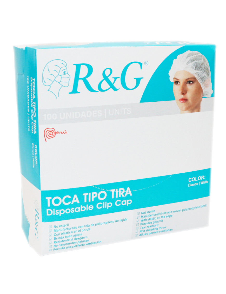 R Y G GORRO - TOCA  DESCARTABLES X 100 UN