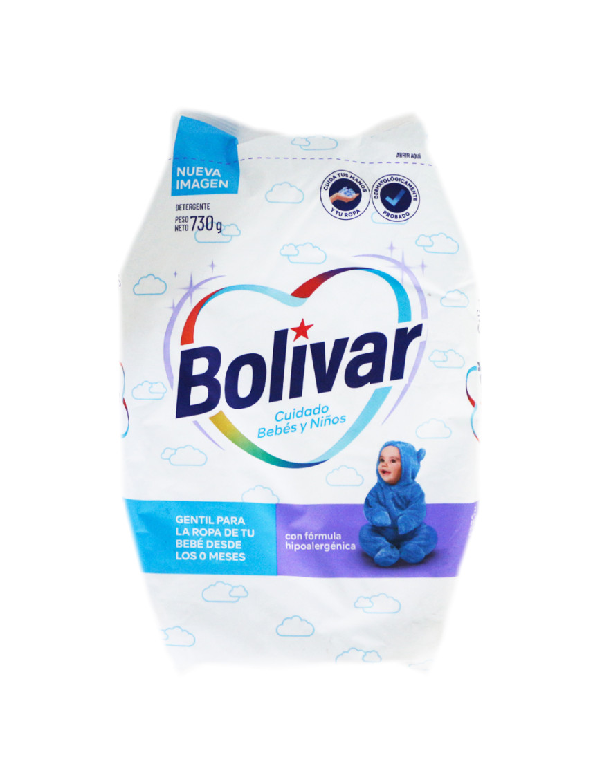 DETERGENTE BOLIVAR X 730 GR. CUIDADO BEBES Y NIÑOS