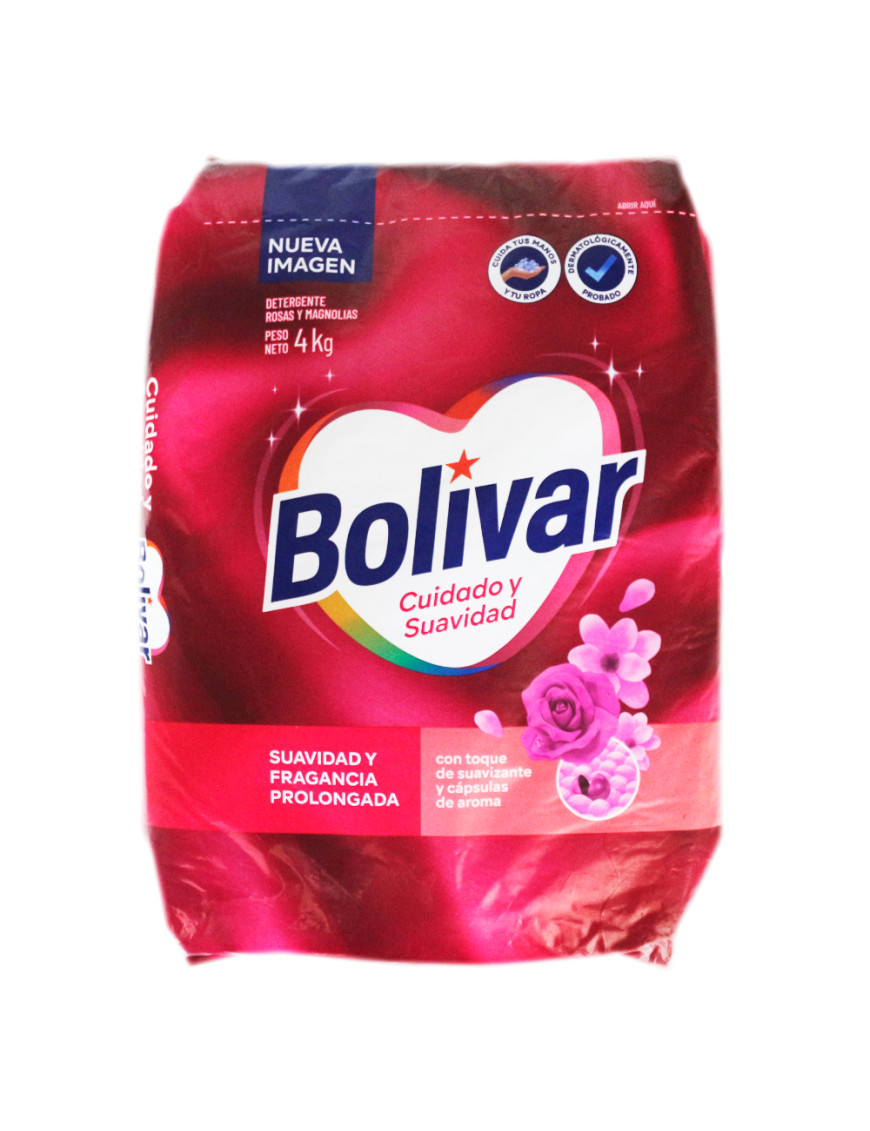 BOLIVAR DETERGENTE X 4 KG. CUIDADO & SUAVIDAD