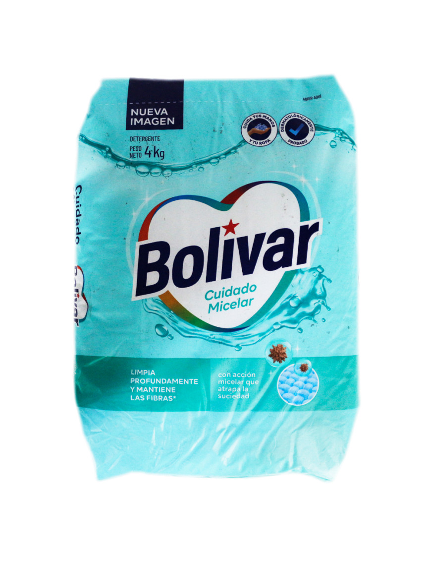 BOLIVAR DETERGENTE X 4 KG. CUIDADO MICELAR