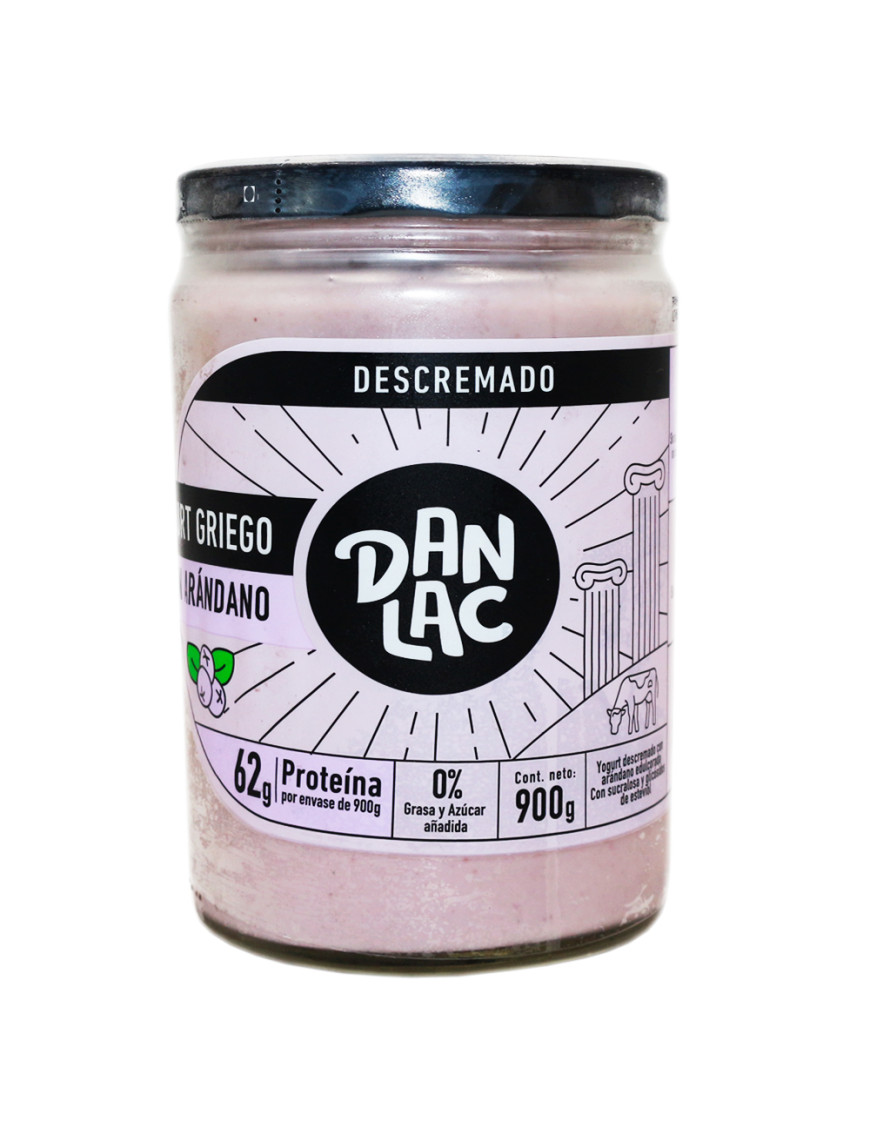 DANLAC YOGURT ARANDANO X 900 GR. GRIEGO DESCREMADO