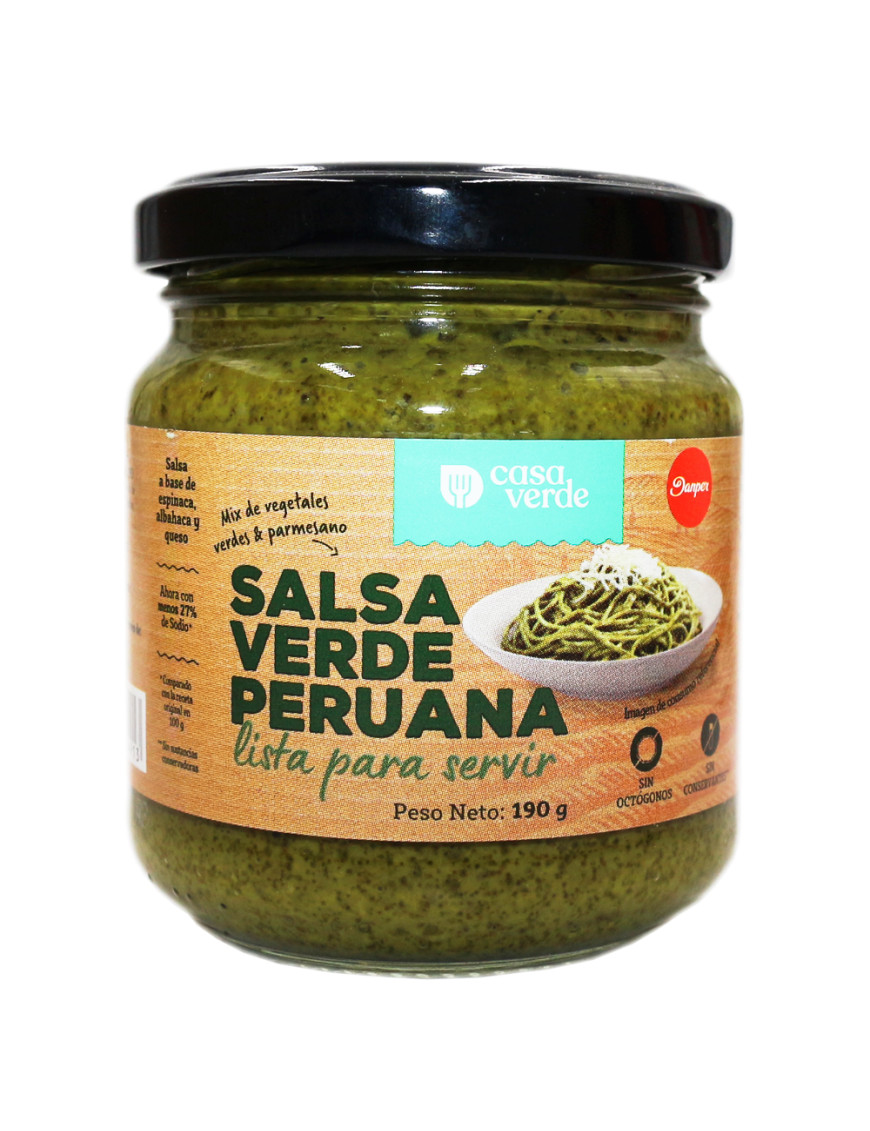 CASA VERDE SALSA VERDE PERUANA FC X 190 GR