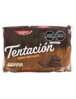 TENTACION GALLETAS X 258 GR. SIX PACK CHOCOLATE