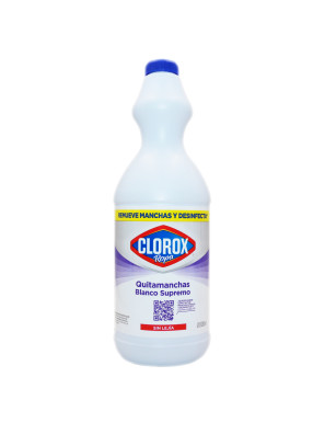 CLOROX QUITAMANCHAS X 930 ML. BLANCO SUPREMO