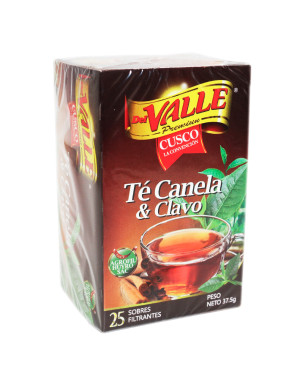 DEL VALLE TE CANELA Y CLAVO X 25 UN (EXO IGV)