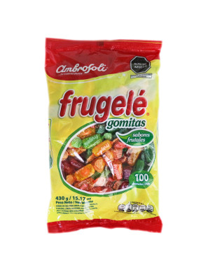 AMBROSOLI GOMITAS FRUGELE X 100 UNID ( 430 GR)