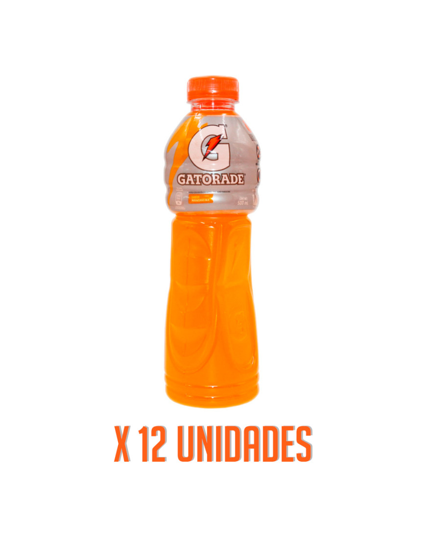 GATORADE BEBIDA REHID X 500 ML. MANDARINA X 12 UN