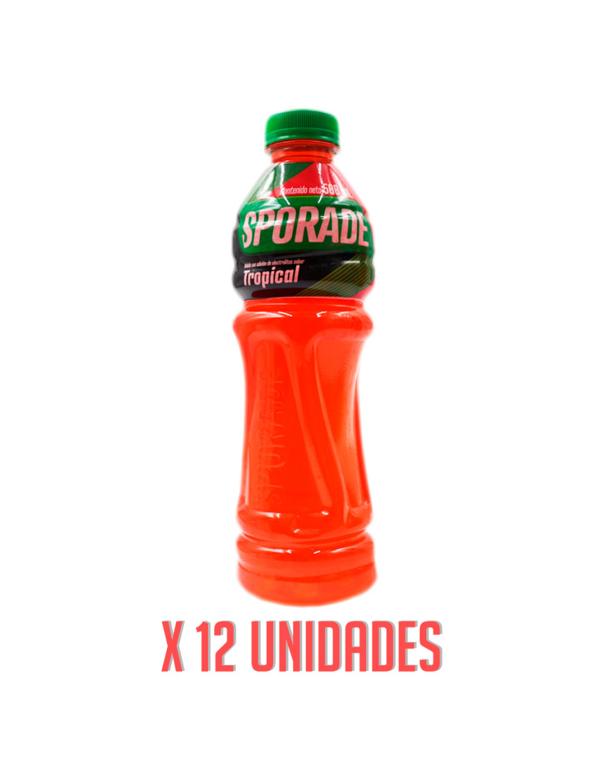 SPORADE BEBIDA REHID X 500 ML. TROPICAL X 12 UN