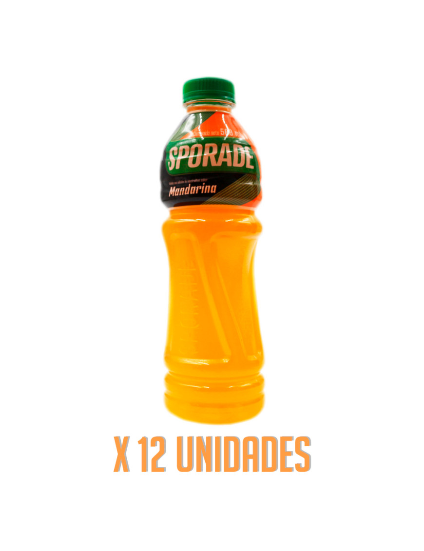 SPORADE BEBIDA REHID X 500 ML MANDARINA X 12 UN