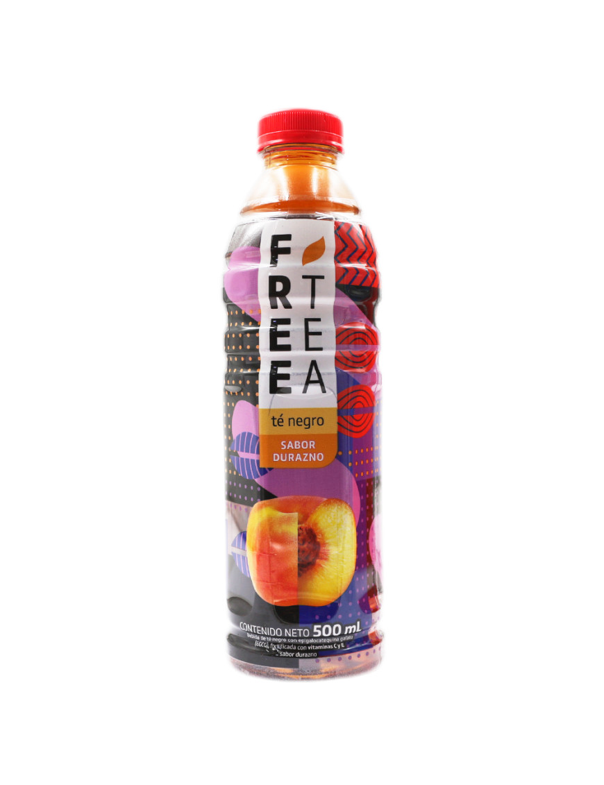 FREE TEA TÉ NEGRO X 500 ML DURAZNO