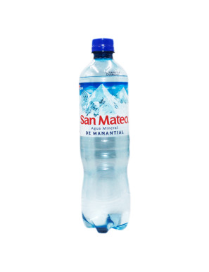 SAN MATEO AGUA MINERAL X  600 ML. CON GAS