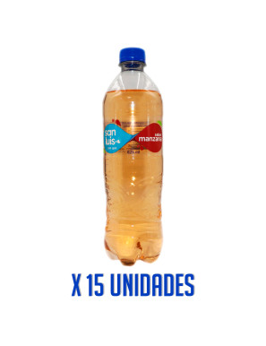 SAN LUIS BEBIDA GASIFICADA X 625 ML. MANZANA X 15 UN.