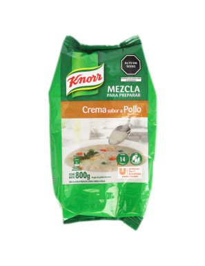 KNORR CREMA SABOR A POLLO SOBRE X 800 GR.