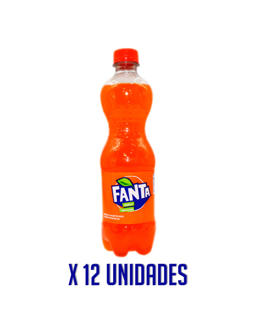 FANTA GASEOSAS X  500 ML NARANJA X 12 UN