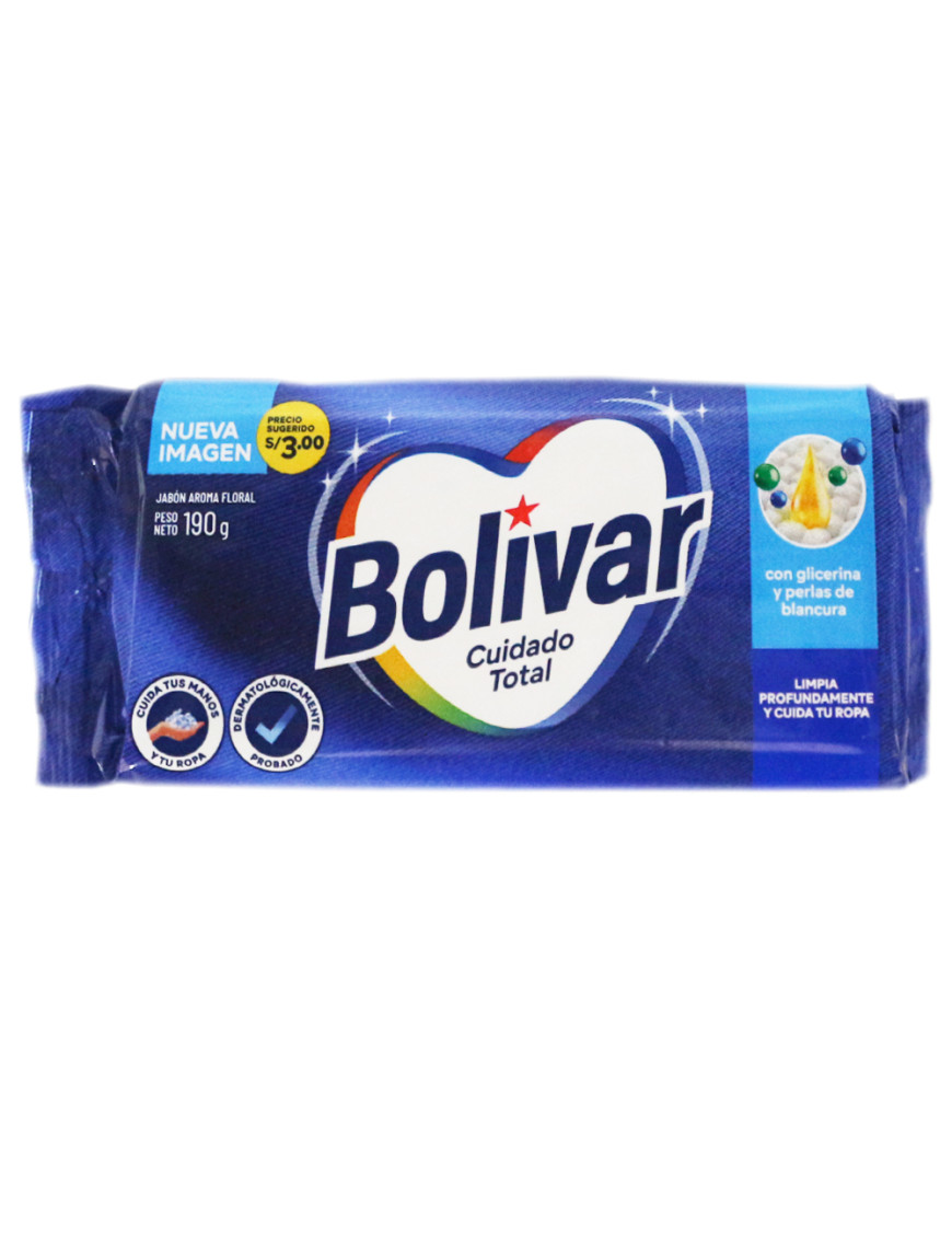 BOLIVAR JABON VIDA X 190 GR. CUIDADO TOTAL