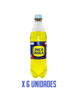 INCA KOLA GASEOSAS SIN AZUCAR X 500 ML X 6 UN