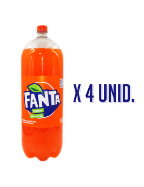 FANTA GASEOSAS X 3 LT NARANJA  X 4 UN