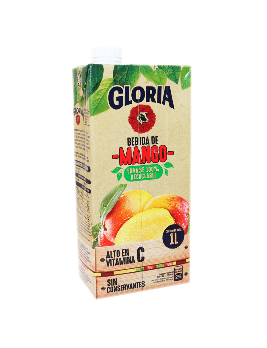 GLORIA BEBIDA DE MANGO X 1 LT.