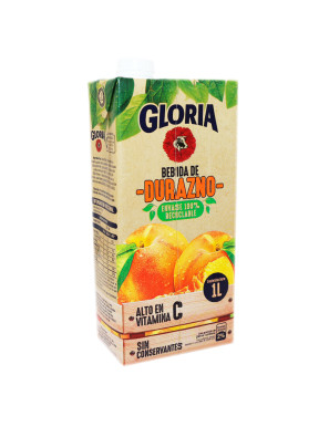 GLORIA BEBIDA DE DURAZNO X 1 LT.