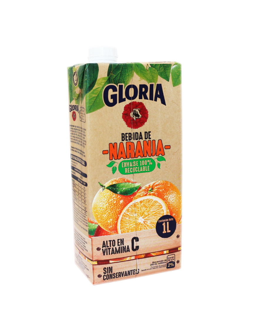 GLORIA BEBIDA DE NARANJA X 1 LT.