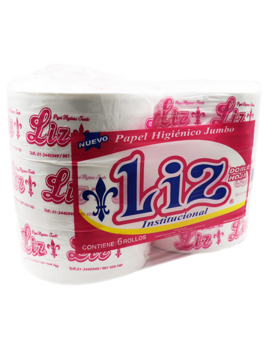 LIZ P.H JUMBO EMPRESARIAL DOBLE HOJA X 900 GR. X 6 UN.